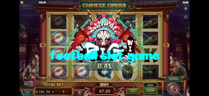football slot game casino presented on mobile device in Pakistan with slots and live games
